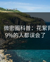 【独家】微密圈科普：花絮背后最少99%的人都误会了